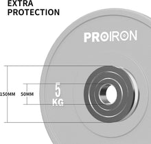 Hantelscheiben Olympic Bumper Plates 50mm 5-25kg Hartgummi