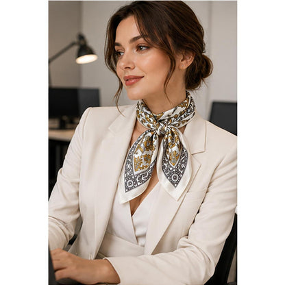Seidentuch Damen 70x70cm leicht elegant Geschenkidee