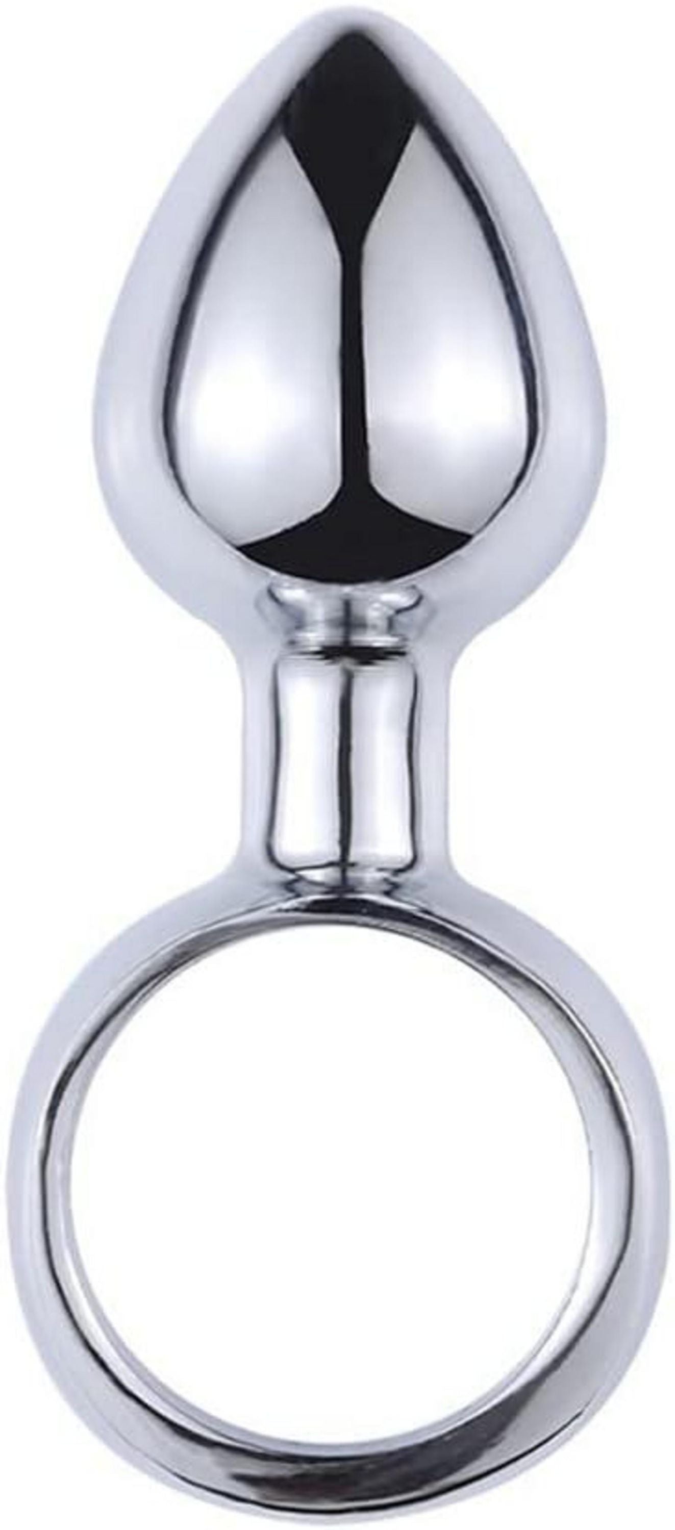 Mini Analplug Set mit Zugring Edelstahl für Anfänger