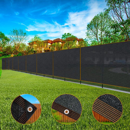 Schattentuch 4,9 x 6,1m – Sonnenschutznetz für Garten & Terrasse