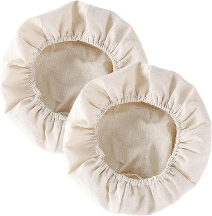 2er Set Leinentuch Brot Backen Gärkorb 25cm