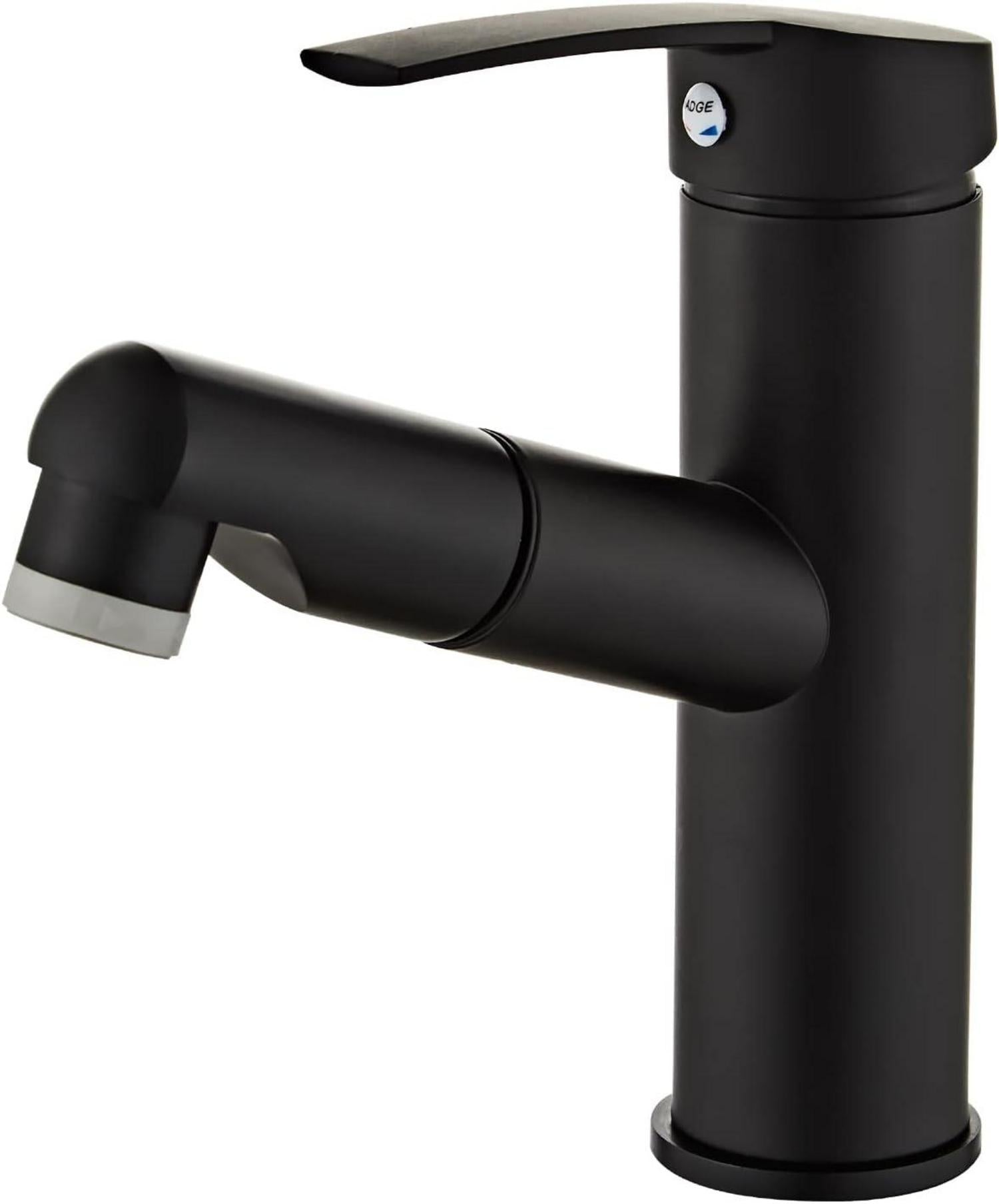 Moderne Schwarz Ausziehbarer Wasserhahn 2 Strahlarten