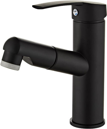 Moderne Schwarz Ausziehbarer Wasserhahn 2 Strahlarten