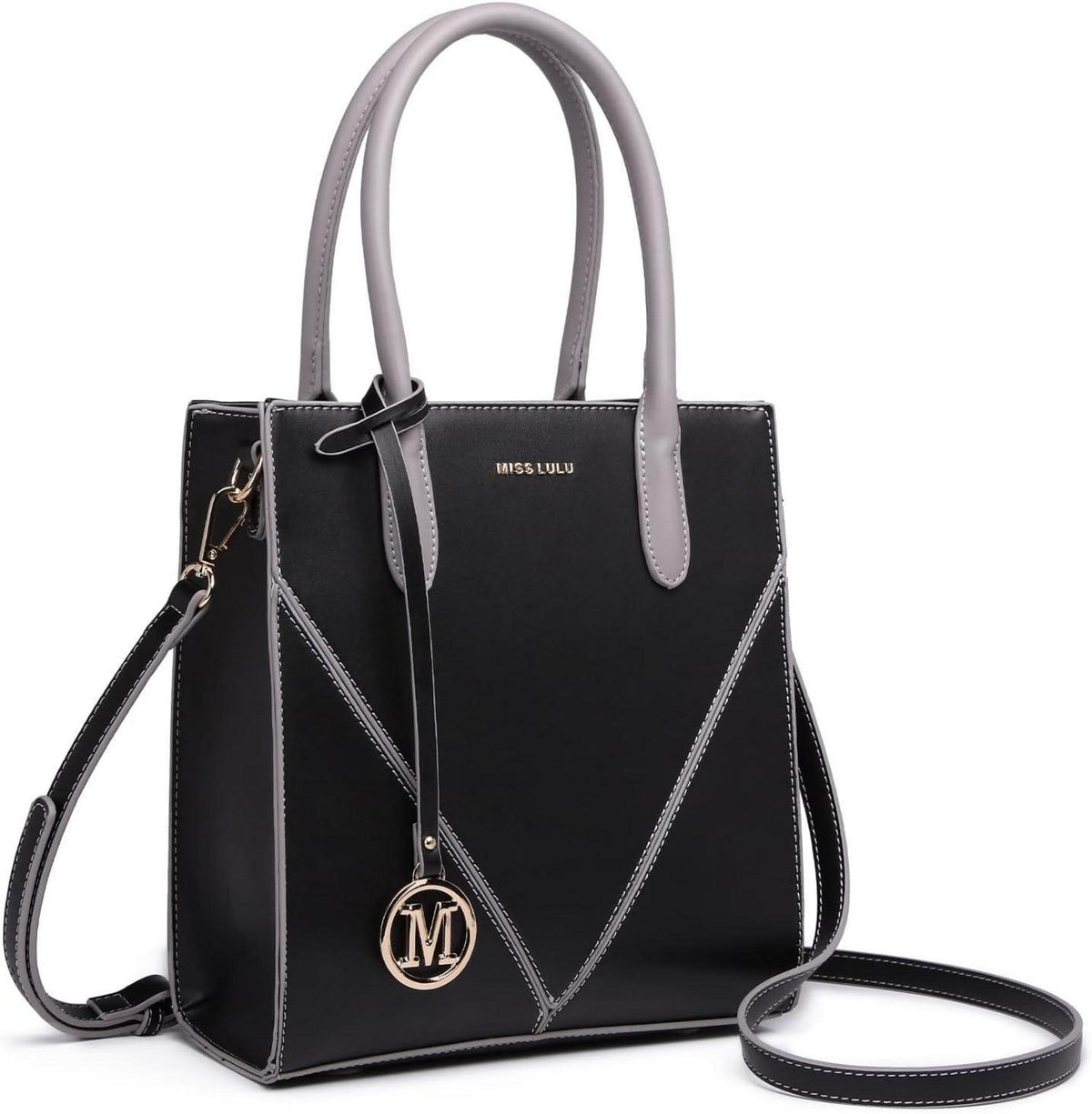 Elegante Damen PU-Leder Handtasche Crossbody Schultertasche