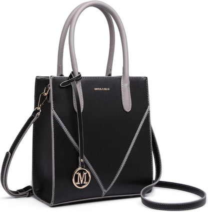 Elegante Damen PU-Leder Handtasche Crossbody Schultertasche