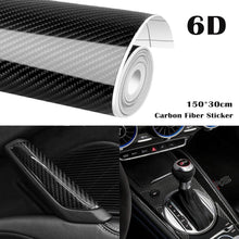 6D Carbonfolie Schwarz 150x30cm – Auto & Motorrad Schutzfolie