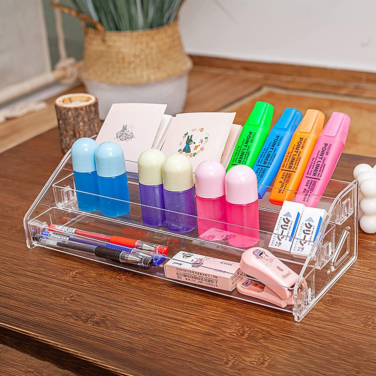 Nagellack Aufbewahrung 3 Schichten Acryl Display ätherische Öle Halter