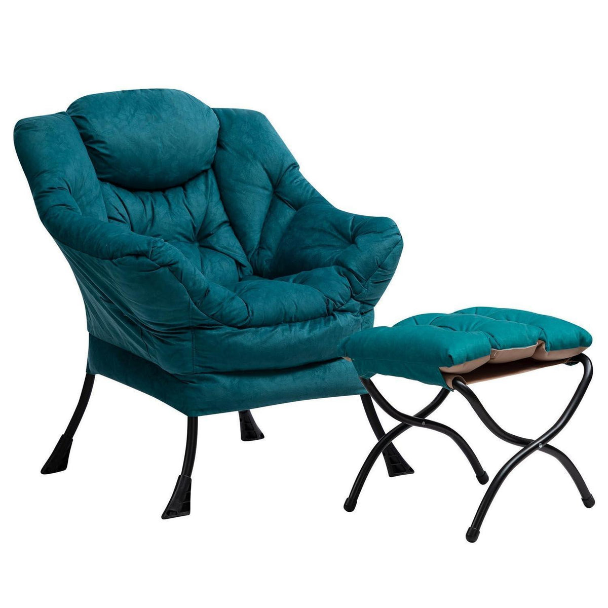 Ohrensessel mit Hocker – Bequemer Relaxsessel für Wohnzimmer & Schlafzimmer
