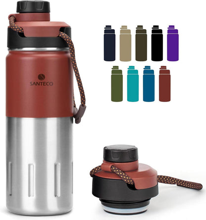Isolierflasche Edelstahl BPA-frei Auslaufsicher 500ML 710ML