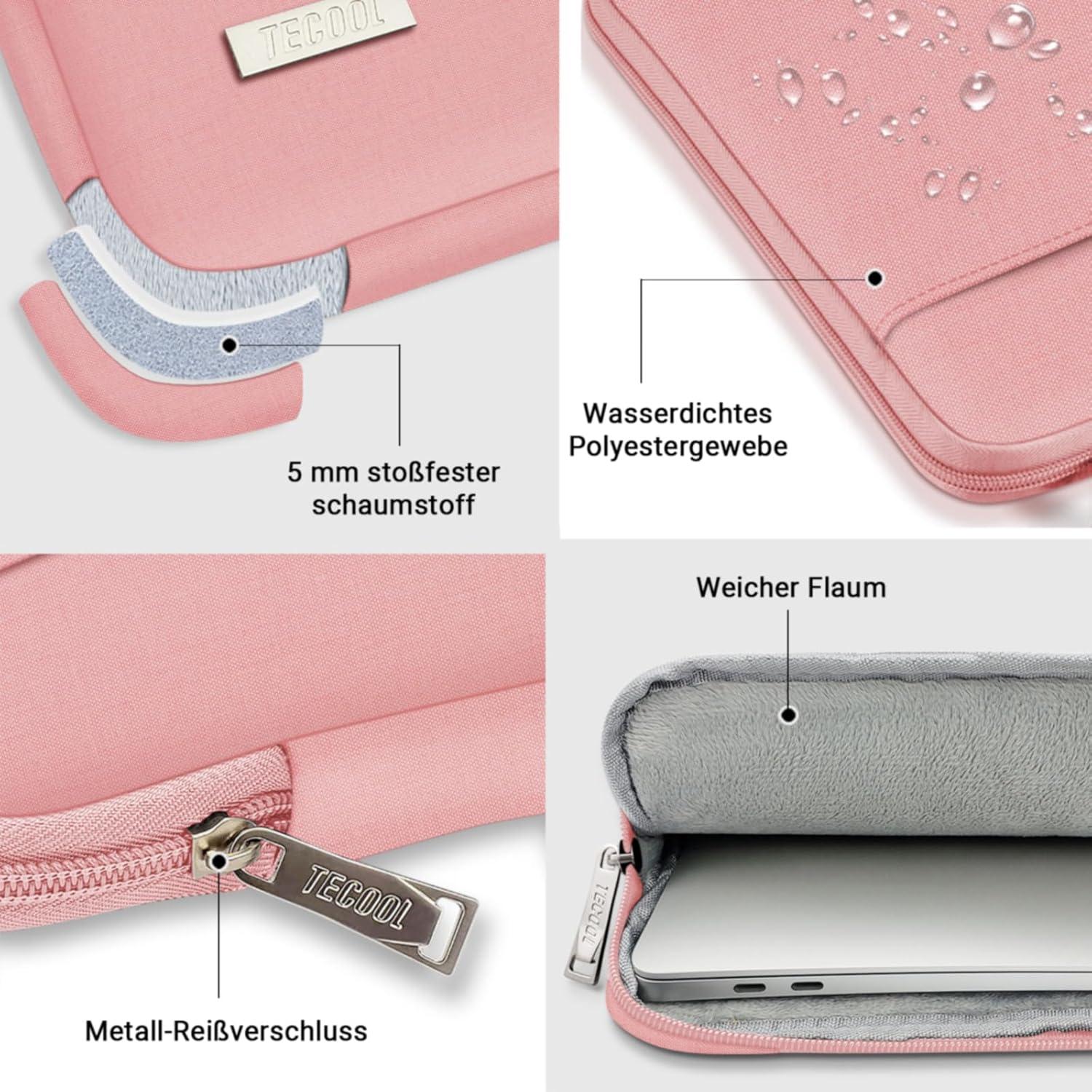 TECOOL 16 Zoll Laptoptasche MacBook Pro 16 M3/M2/M1 2023-2019 A2991 A2141