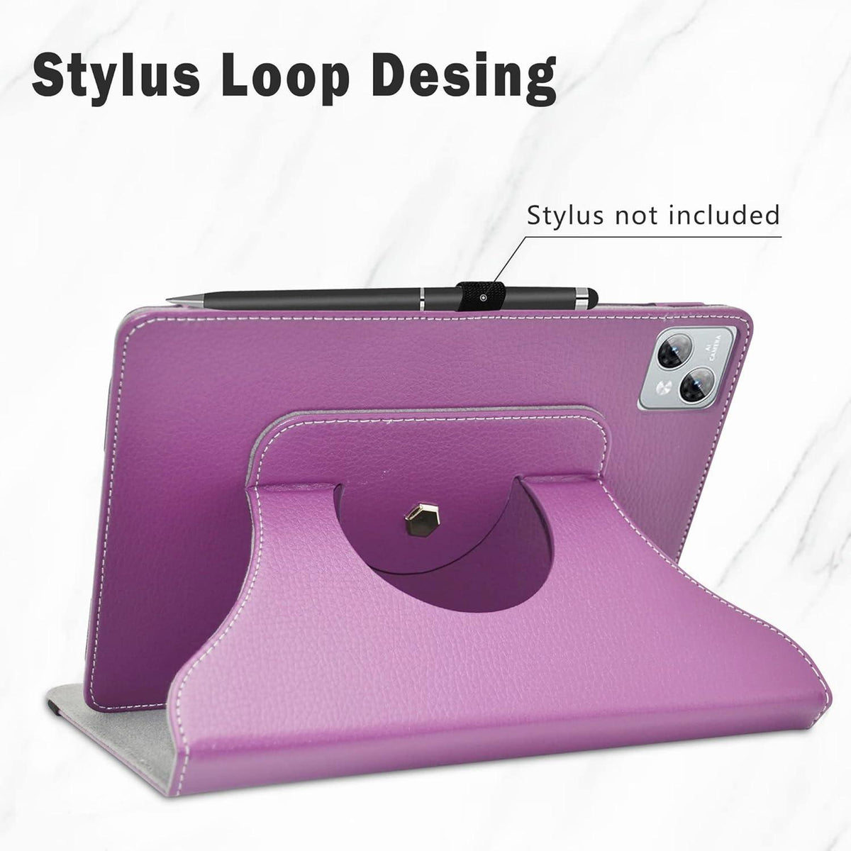 Rotating hülle für DOOGEE T10 T10S 360° Standfunktion Violett 10.1