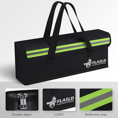 Ladetasche 2er Pack für E-Bike Akku Explosionsschutz groß 405 x 110 x 125 mm