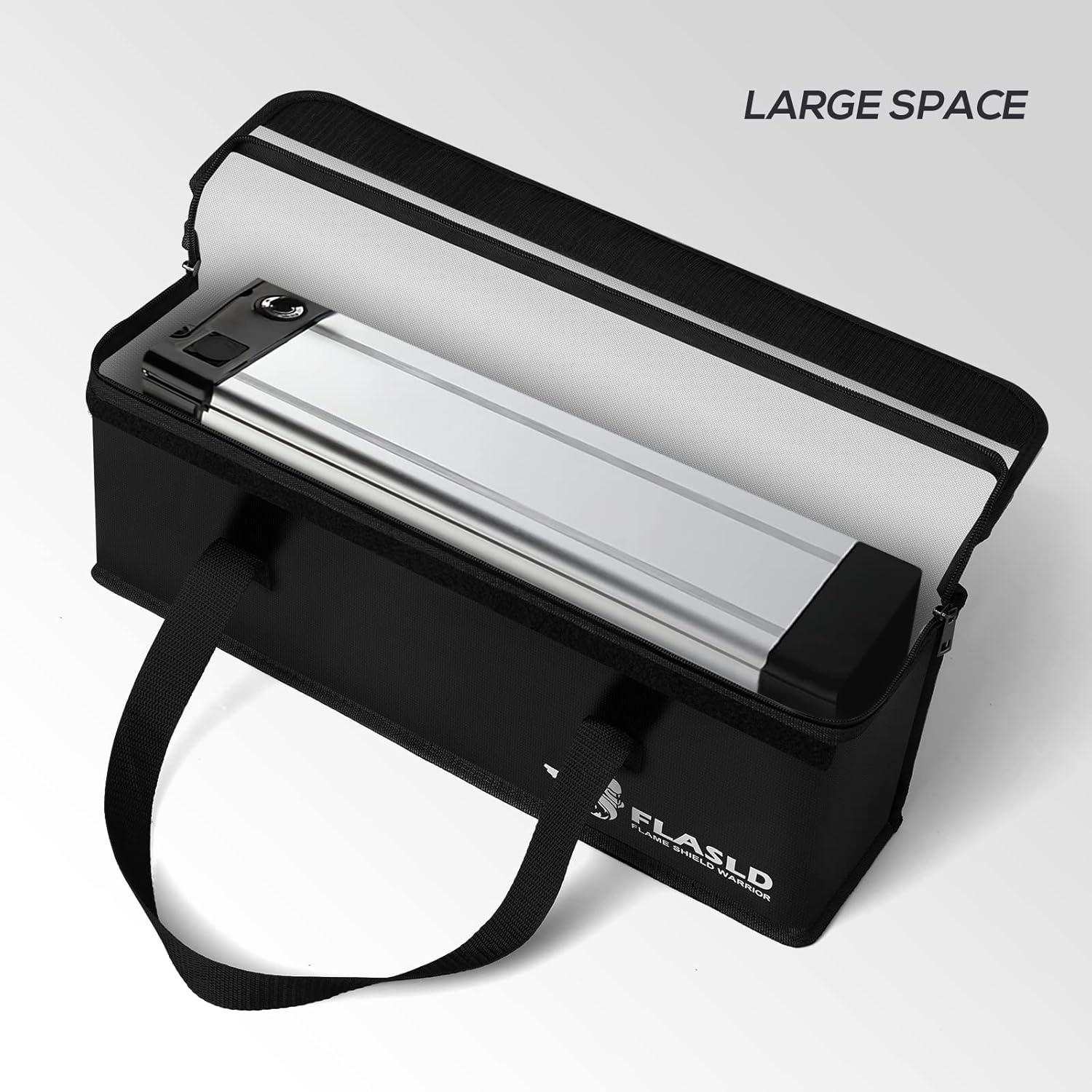 FLASLD 2-Pack Lipo feuerfeste Tasche Akku Ladetasche Case Explosionssicher Lagerung 49x11x18 cm - 2er Pack