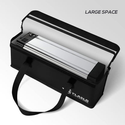 FLASLD 2-Pack Lipo feuerfeste Tasche Akku Ladetasche Case Explosionssicher Lagerung 49x11x18 cm - 2er Pack