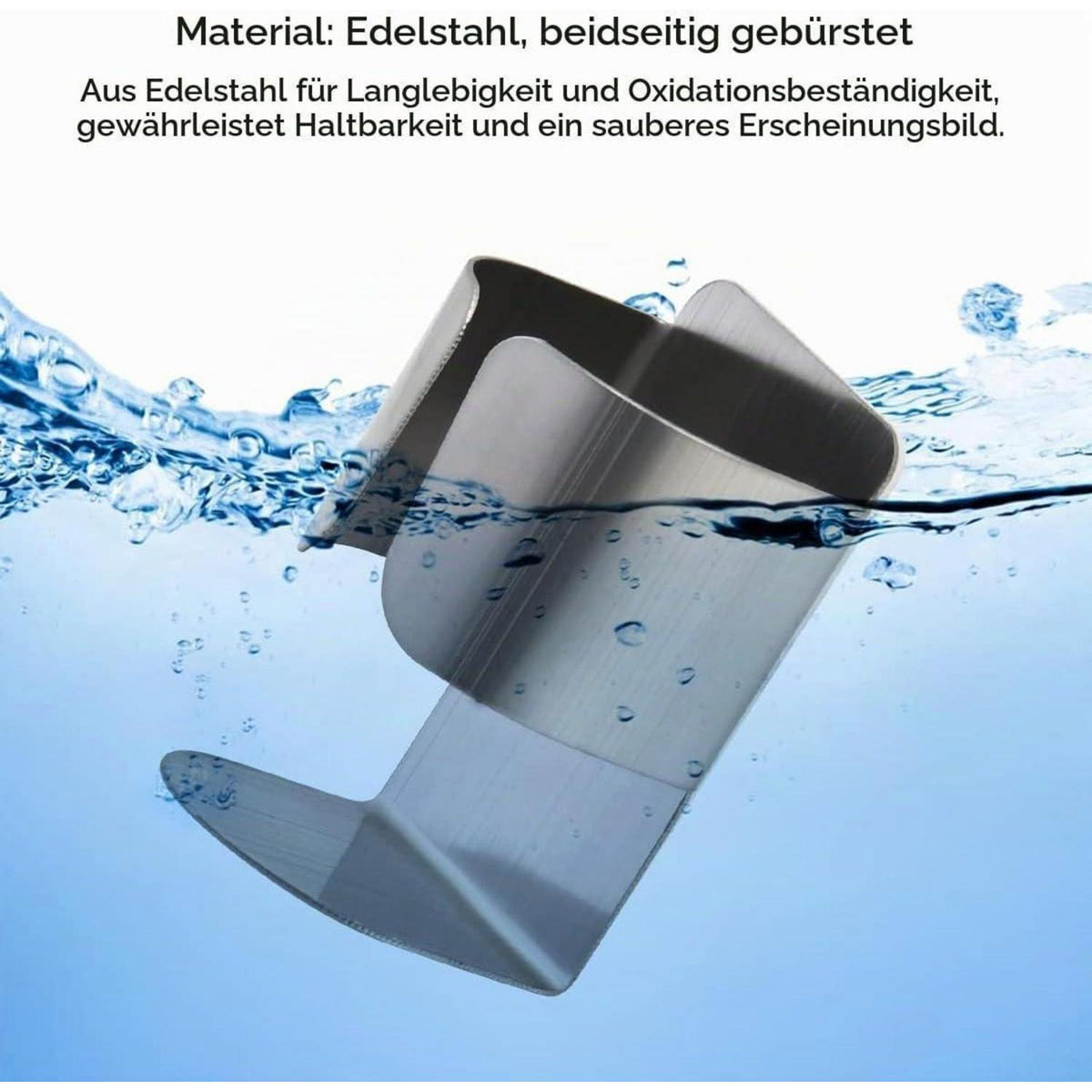 2x Wandhalterung für Elektrische Zahnbürste Edelstahl