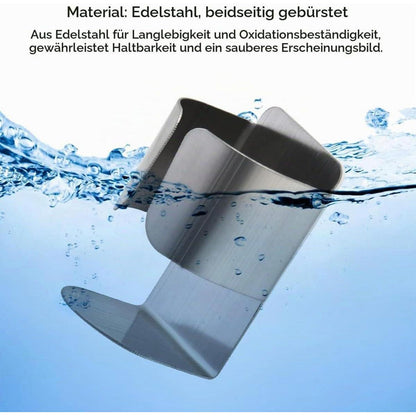 2x Wandhalterung für Elektrische Zahnbürste Edelstahl