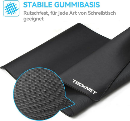 Gaming Mauspad XXL Schwarz 900x400mm Wasserdicht rutschfeste