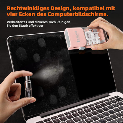 Tastatur Reinigungsset für Laptop Computer MacBook Tablet - Einfach zu Bedienen mit Bürste & Mikrofasertuch