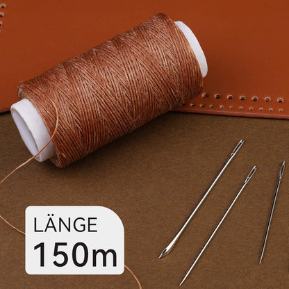 Namner 150D Leder Faden 150m Wohnungs Ledergarn Dunkles Khaki