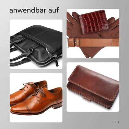 Leder 150D Wachsfaden Garn Nähnadeln Set Ledernähgarn Reparieren Hellgrau
