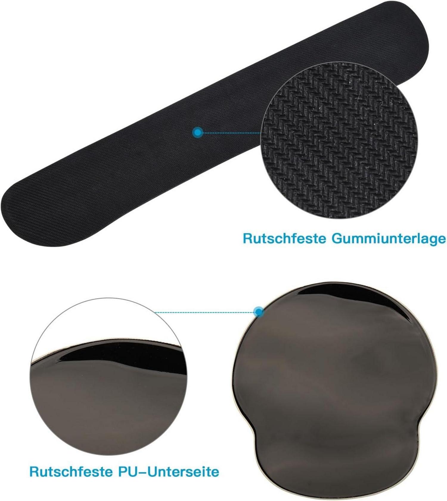 Ergonomisches Mauspad Handgelenkauflage Tastatur Set