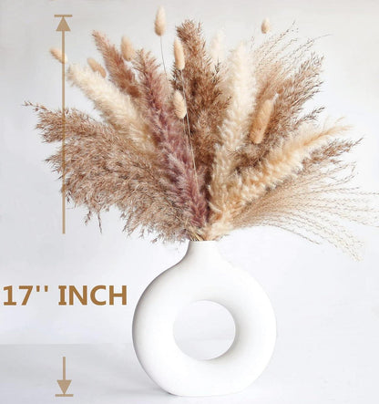 110 Stück Getrocknete Pampasgras Blumen für Dekoration