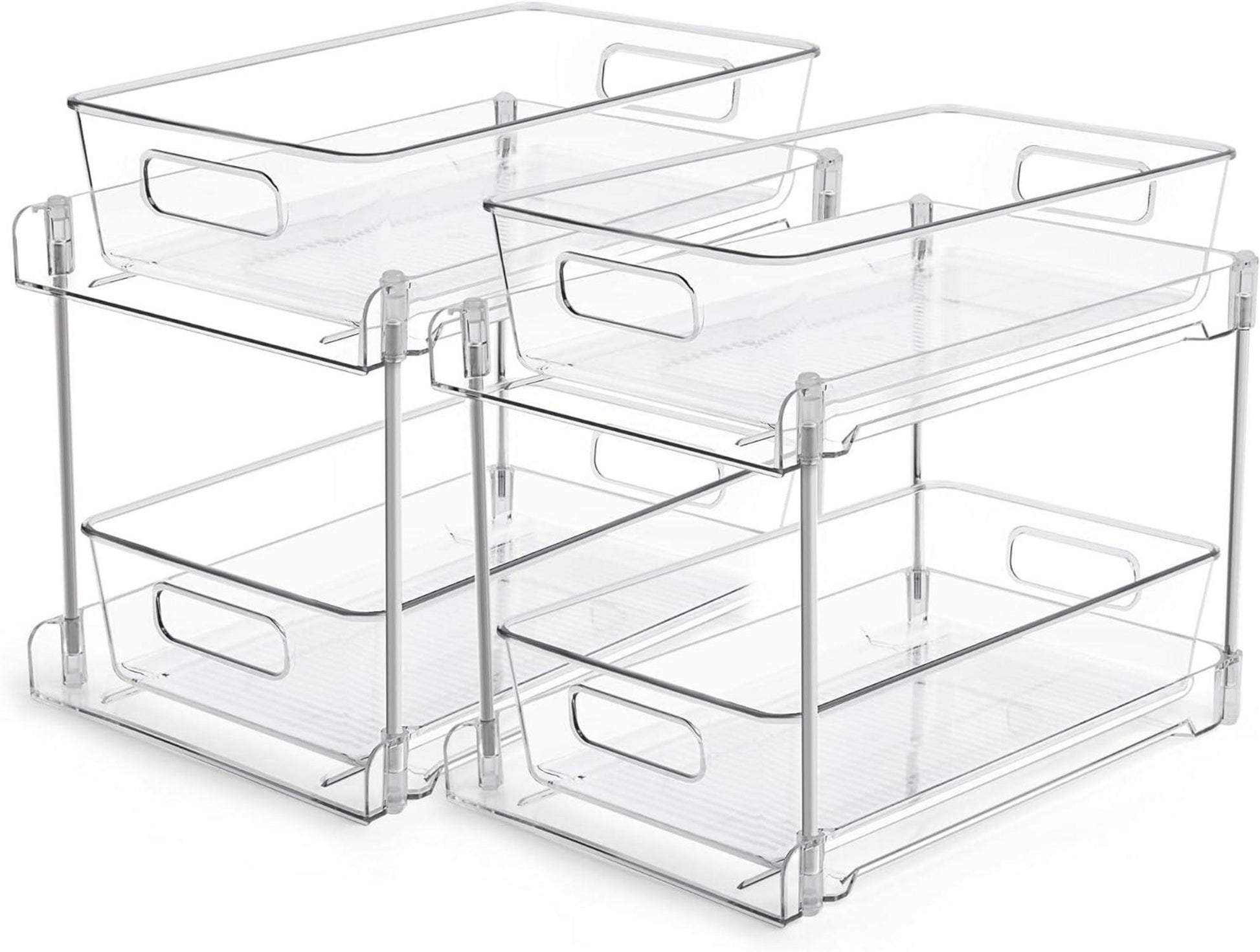 Vtopmart Spülschrank Organizer Doppelschicht Bad Küche