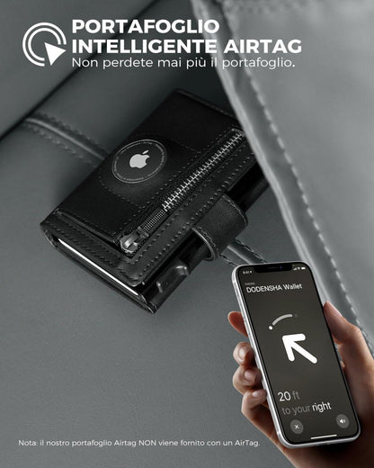 Kreditkartenetui RFID NFC Schutz Airtag Geldbörse Herren Aluminium