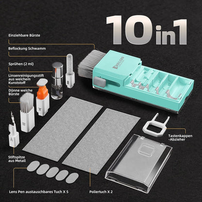 Keyboard Cleaner Set for MacBook Laptop Tablet Computer Blue Kit