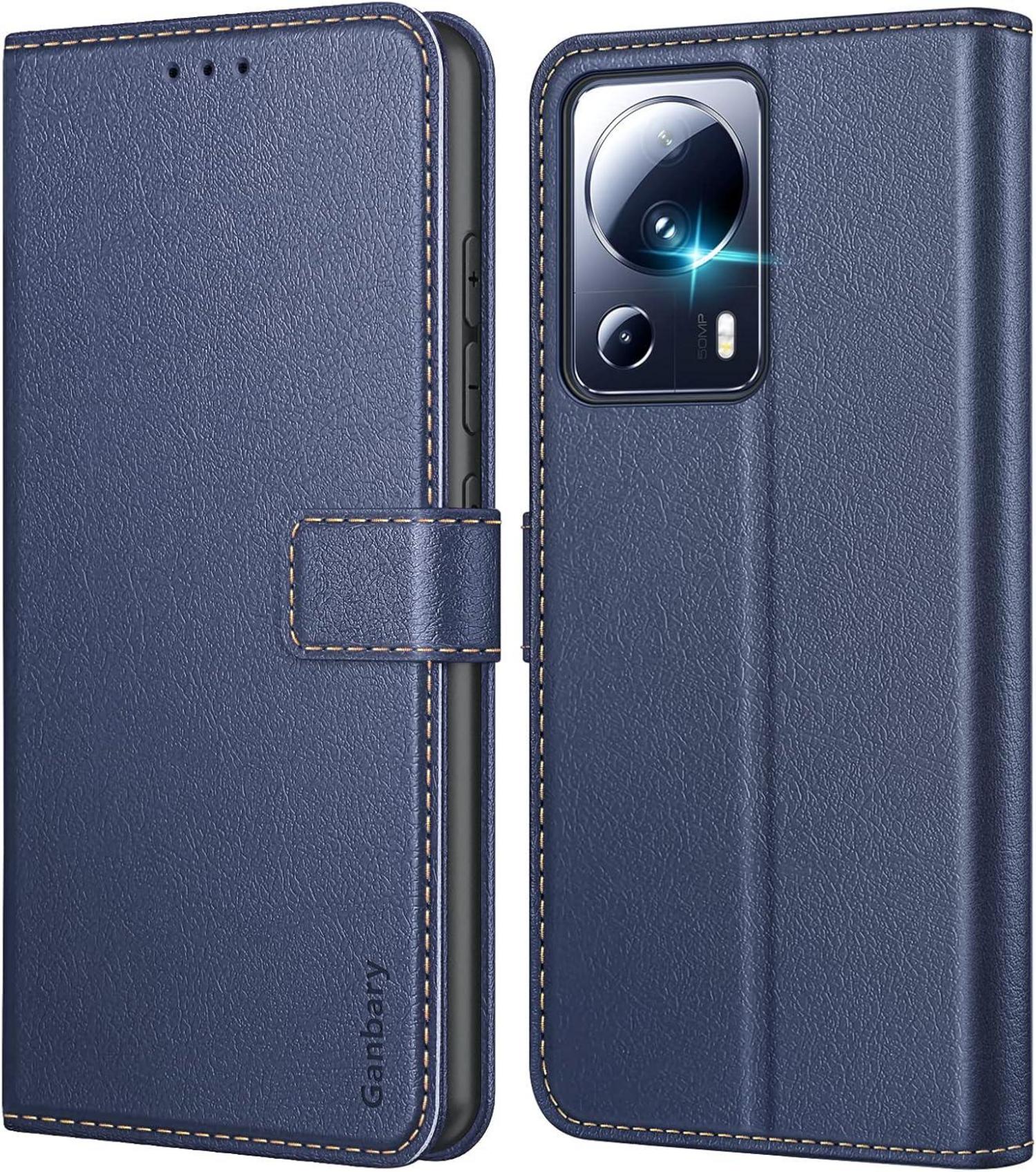 Handyhülle Xiaomi 13 Lite Leder Klapphülle Kartenschlitze