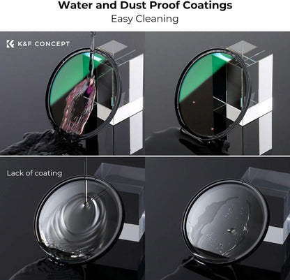 77mm CPL Filter mit Magnetadapter Nano X-Serie K&F Concept
