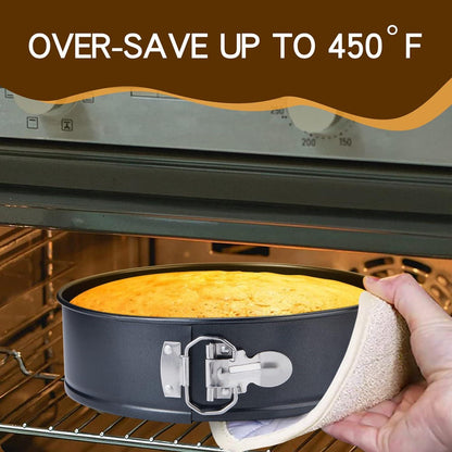 Kuchenform Rund Antihaftbeschichtet 26 cm Schwarz