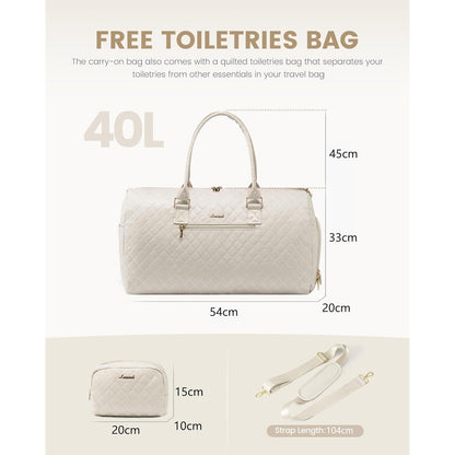 LOVEVOOK Damen Reisetasche Weekender Sporttasche mit