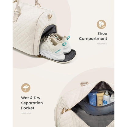 LOVEVOOK Damen Reisetasche Weekender Sporttasche mit