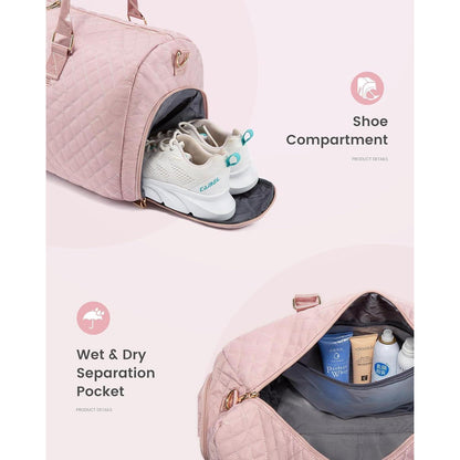 Sporttasche Damen Reisetasche Weekender wasserdicht für