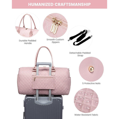 Sporttasche Damen Reisetasche Weekender wasserdicht für