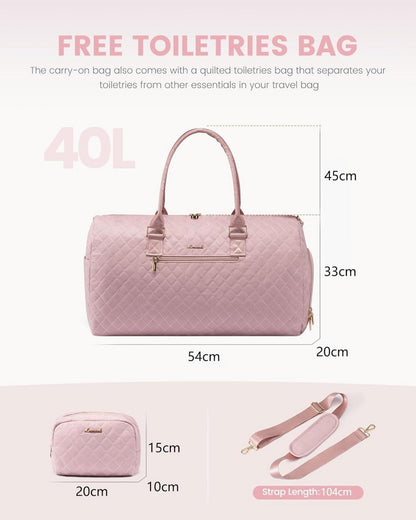 Sporttasche Damen Reisetasche Weekender wasserdichte Gym Bag