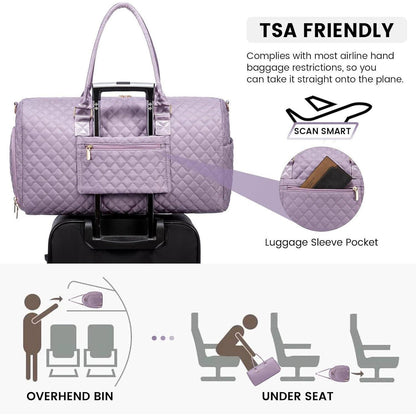 Sporttasche Damen LOVEVOOK, Reisetasche Weekender