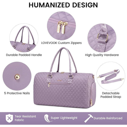 Sporttasche Damen LOVEVOOK, Reisetasche Weekender
