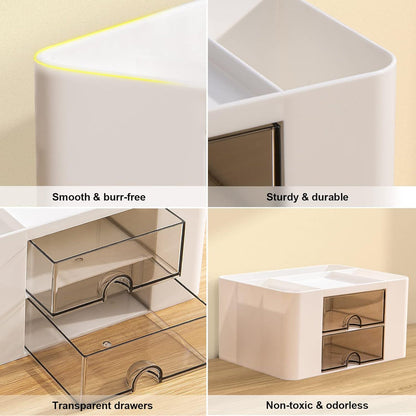 Schreibtisch Organizer mit 7 Fächern und Schubladen
