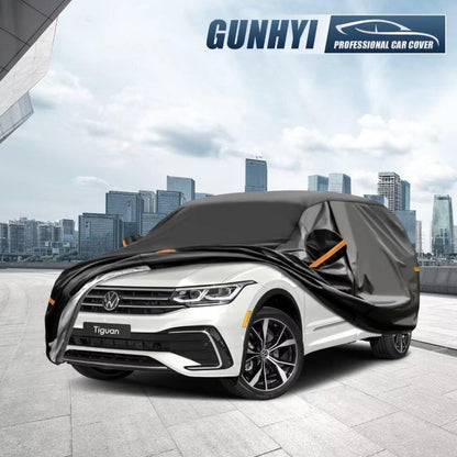 Autoabdeckung Wasserdicht Vollgarage 7 Schichten SUV 460 cm - Schwarz