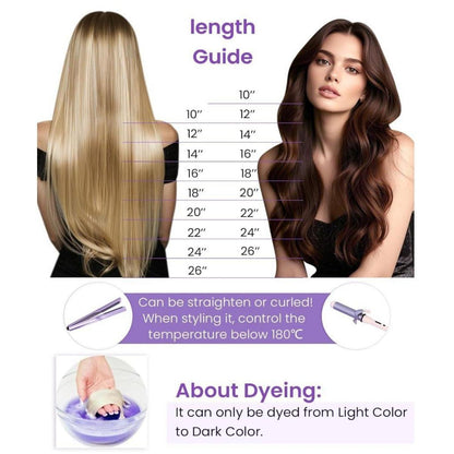 Blond Echthaar Pferdeschwanz Extension #60 – 45cm, 80g