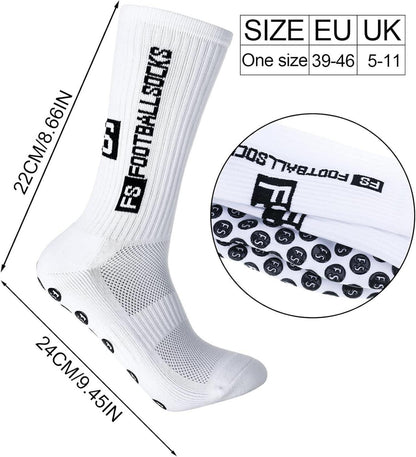 2er Pack Anti-Rutsch Fußballsocken für Herren