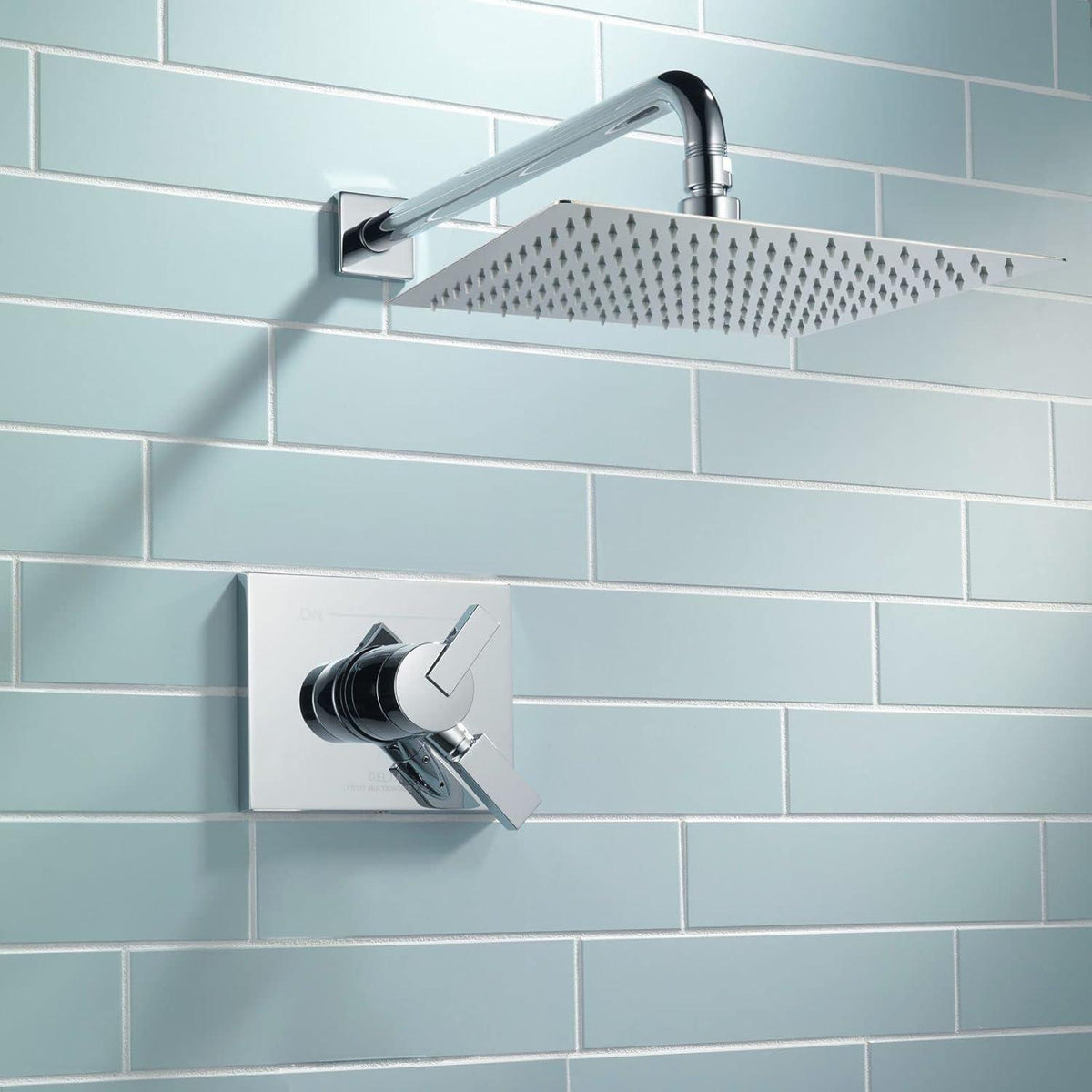 Großer Edelstahl Duschkopf 40.5cm Chrom | Regendusche mit hohem Druck