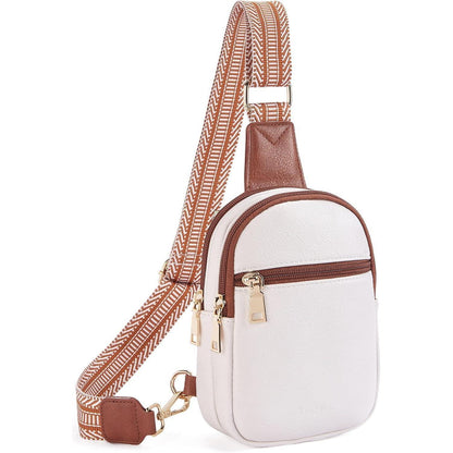 Telena Bauchtasche Damen Kunstleder Umhängetasche