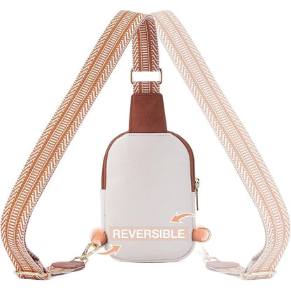 Telena Bauchtasche Damen Kunstleder Umhängetasche