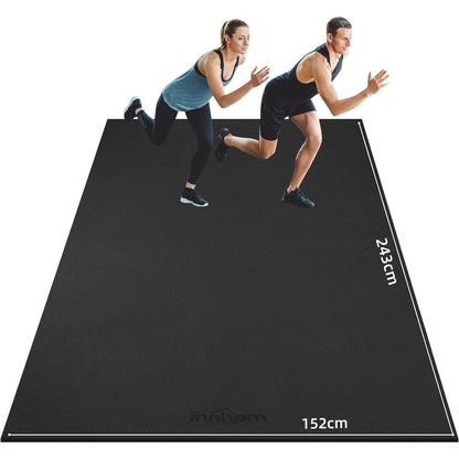 Fitnessmatte rutschfest extra groß 243x152cm PVC