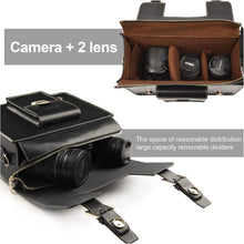 Kameratasche Wasserdicht Retro für Canon Nikon Sony Mittel