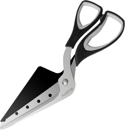 Pizzaschere mit Schaufel und scharfer Edelstahlklinge, 27cm