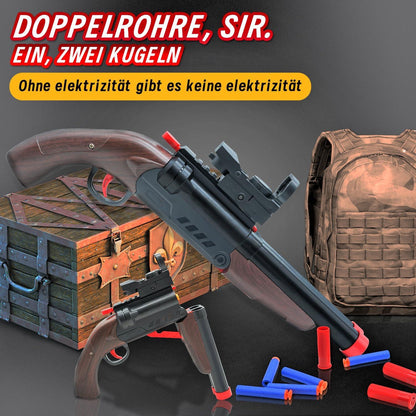 Soft Bullet Blaster Spielzeug 2in1 Foam Dart Geschenk Kinder